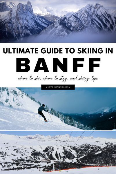 Are you looking for the top places to ski in Canada? One of the best ski destinations is Banff, Alberta! And here's your ultimate guide to skiing in Banff. #Banff #Alberta #travel Banff Ski Trip, Banff Canada Skiing, Banff Skiing, Skiing In Canada, Canada Skiing, Alberta Winter, Canada Honeymoon, Winter Canada, Ski Canada