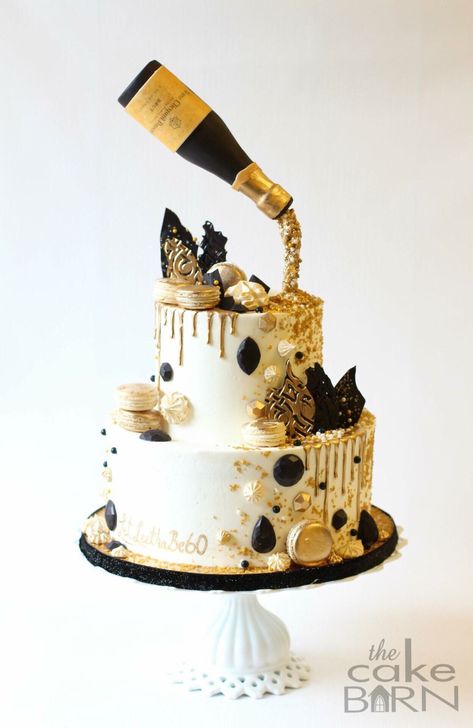 18th Birthday Cake Champagne, Champagne Cakes Birthday, Champagne Bottle Cake Ideas, Champagne Themed Cake, Champagne Theme Cake, Champagne Cake Design Birthday, Champagne Cake Design, Birthday Cake Champagne, Champagne Birthday Cake