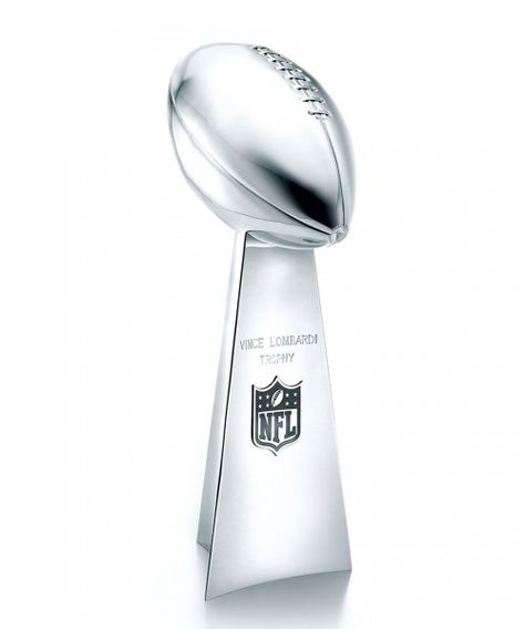 10 Fun Facts About the Super Bowl Trophy Vince Lombardi Trophy, Fantasy Football Gifts, Fantasy Football Humor, Super Bowl Trophy, Lombardi Trophy, Sports Trophies, Football Trophies, Trophy Design, Vince Lombardi