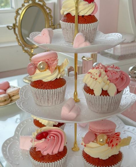 Cr:@princess.sugarplumfairy Princess Sugarplumfairy, Sugar Plum Fairy Cupcakes, Luxury Pink Whimsical Princess Dress, Pink Princess Cupcake Cake, Princess Aurora Coquette, Tea Party, Pure Products