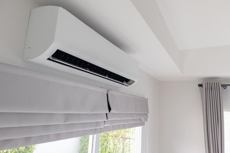 Air conditioner on white wall room inter... | Premium Photo #Freepik #photo #air-conditioners #air-cooler #air-purifier #electric-fan Ac In Room, White Wall Room, Interior Background, Electric Fan, Air Cooler, Air Conditioners, White Wall, Vector Photo, Air Purifier