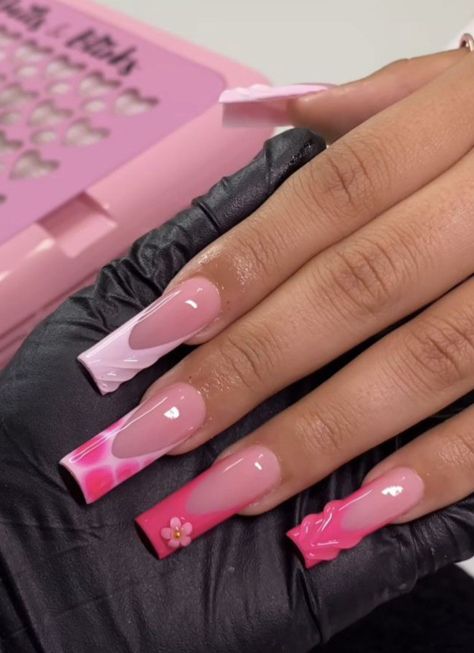 Pink Based Nails, 4a Natural Hair, Acrylic Toes, Acrylic Toe Nails, Sassy Nails, Birthday Nails, Dope Nails, Best Acrylic Nails, Long Acrylic Nails