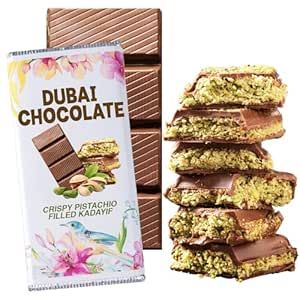 How To Make Dubai Pistachio Chocolate, Kunafa Chocolate, Pistachio Kunafa, Dubai Viral Kunafa Chocolate Recipe, Pistachio Kunafa Brownies, Dubai Pistachio Chocolate Bar, Viral Dubai Chocolate Bar, Dubai Famous Chocolate, Dubai Chocolate