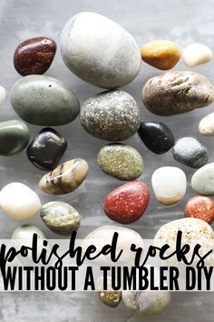 Rock Tumbler Diy, How To Polish Rocks, Resin Spray, Polished Rocks, Rock Identification, Rock Tumbling, Rock Tumbler, Diy Sprays, Go To The Beach