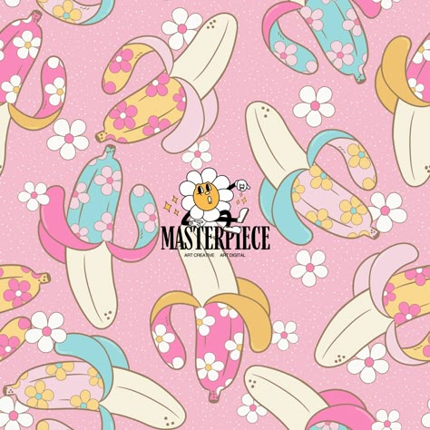 Pink Banana Seamless Repeating Pattern, Daisy Seamless File, for Fabric Sublimation Add a touch of whimsical charm to your fabric creations with this delightful Pink Banana Seamless Repeating Pattern and Daisy Seamless File set. Perfect for fabric sublimation, these versatile designs can be easily incorporated into your projects to create unique and eye-catching pieces. Whether you're a seasoned crafter or just starting out, this set is sure to inspire your creativity and bring a pop of color to Easter Pattern, Pink Banana, Kids Pjs, Pretty Backgrounds, Fabric Printing, Graphic Design Resources, Free Graphics, Repeat Pattern, Handmade Business