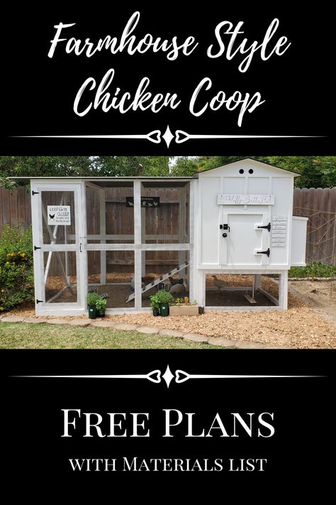 Built Chicken Coop, Chicken Coop Designs With Garden, Chicken Coop Plans With Material List, Six Chicken Coop, Chicken Coop Farmhouse Style, Chicken Coop With Run Plans Free, Simple Chicken Coop Plans How To Build, Easy To Clean Small Chicken Coop, Cheap Chicken Coop Plans