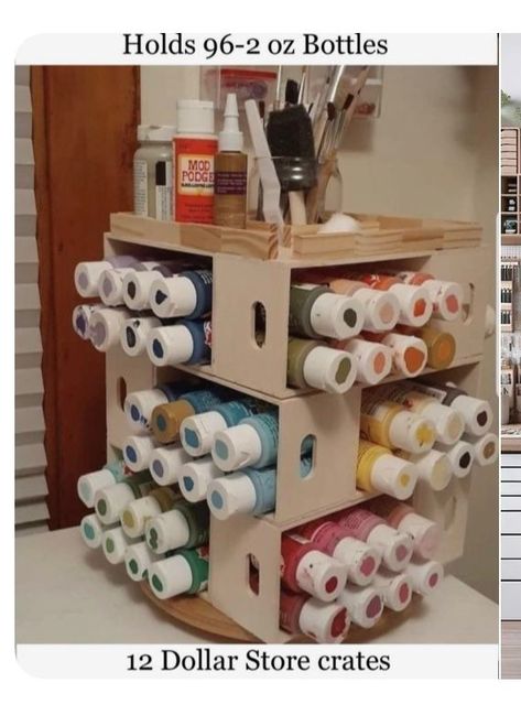 Craft Paint Storage, Cleaning Furniture, Mini Couch, Furniture Cleaning, Fabric Couch, Diy Living Room Furniture, Dollar Store Diy Organization, Couch Diy, Dollar Store Diy Projects