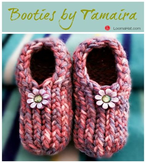 Loom Slippers, Free Loom Knitting Patterns, Round Loom Knitting, Circle Loom, Loom Knitting Stitches, Loom Crochet, Round Loom, Spool Knitting, Knifty Knitter