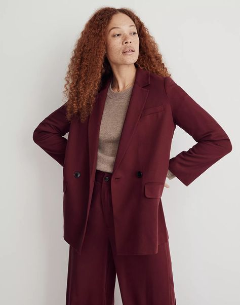 Discover great products at the best prices at Dealmoon. Madewell Drapeweave Caldwell Double-Breasted Blazer. Price:$79.99 at Madewell Madewell Jacket, Stylish Blazer, Matching Pants, Double Breasted Jacket, Fit Body, Breasted Blazer, Oversized Blazer, Madewell Denim, Plaid Blazer