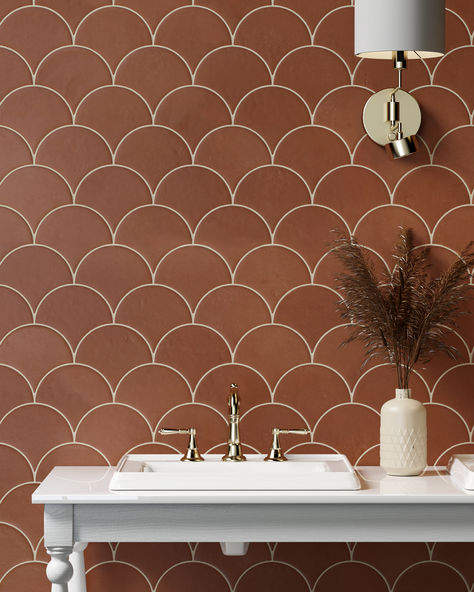 New Collection Alert!
Make a connection between history and the present with the brand-new Handmade Terracotta Collection. Immerse the innate beauty of various patterns, capturing the alluring essence of nature.

#tile #terracotta #interiordesign #homerenovation Terracota Bathroom Tiles, Bathroom Tiles Terracotta, Terra Cotta Backsplash, Terra Cotta Hexagon Tile Bathroom, Square Terracotta Tile Bathroom, Terra Cotta Hexagon Tile, Tile Interior Design, Adu Bathroom, Cabin Decor Diy