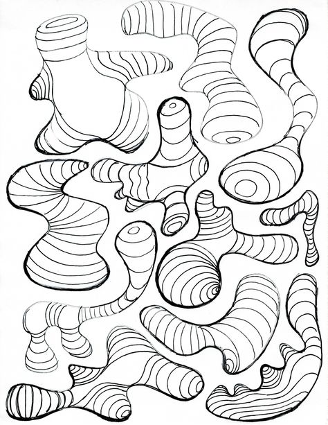 Drawabox: An exercise based approach to learning the fundamentals of drawing Contour Line Drawing Lesson, Cross Contour Drawing, Cross Contour Line Drawing, Cross Contour, Contour Line Art, Lines Worksheet, Drawing Worksheet, Line Art Projects, Line Art Lesson