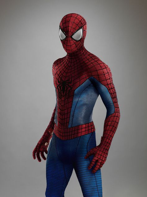 The Amazing Spider-Man 2 costume with the same fabrics of The Amazing Spider-Man. Amazing Spider Man Suit, Web Fluid, Batman Oc, Mcu Art, Spider Man Costume, Spiderman Images, The Amazing Spiderman 2, Spiderman 1, Superhero Suits