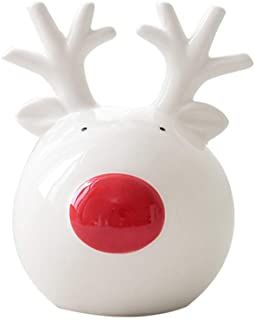 Amazon.com: reindeer christmas Reindeer Planter, Merry Christmas Ornaments, Reindeer Decor, Shelf Fireplace, Small Snowman, Deer Statues, Reindeer Figurine, Christmas Tabletop Decor, Reindeer Decorations