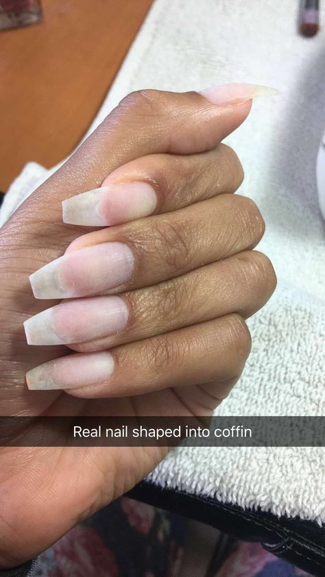 No acrylic real natural nail. Real Natural Nails, Long Real Nails, Real Nails Manicure Ideas, Natural Nails Real, Real Nails Manicure, Real Long Nails, Nail Growth Tips, Grow Nails Faster, Food Nails