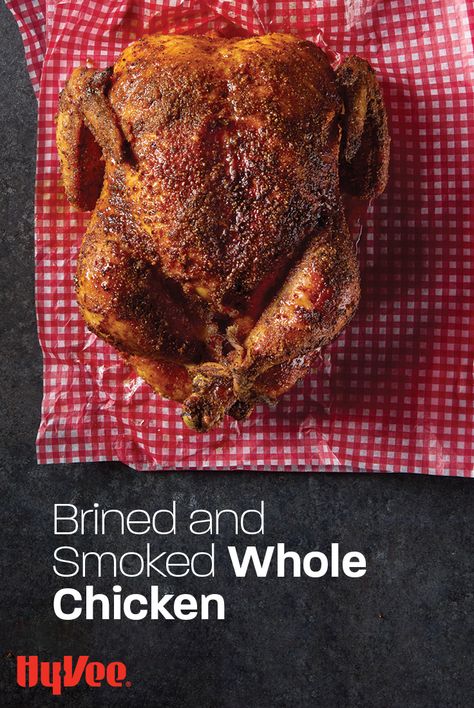 This isn't your average brined and smoked chicken—Big Moe knows just what flavors to add to create a perfect brined chicken. Smoked Chicken Dip, Smoked Chicken Brine, Brined Chicken, Smoked Chicken Recipes, Smoked Whole Chicken, Brine Chicken, Brine Recipe, Heirloom Recipes, America's Test Kitchen Recipes