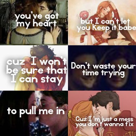 @dauntlessdemigoda5 brings you memes, headcannons, fanfic, and aesthetic. #hinny #harrypotter #harrypotterships #harrypotterfanart Harry Potter Book Quotes, Dont Be A Fool, Harry Potter Ginny, Harry And Ginny, Harry Potter Ships, Harry Potter Headcannons, Ginny Weasley, Harry Potter Anime, Harry Potter Film