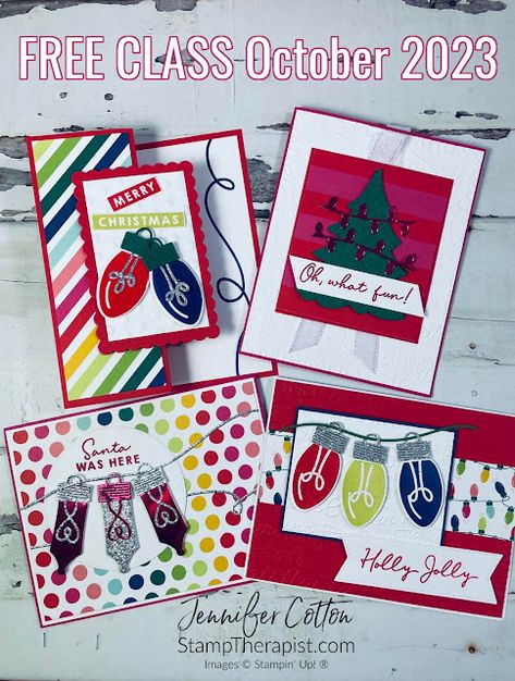 Cat 2023, Circle Cards, Papercraft Christmas Cards, Mini Cat, Simple Christmas Cards, Merry Bright Christmas, Card Making Tips, Cardmaking Ideas, Stampin Up Christmas Cards