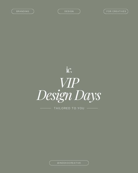 // My VIP Design Days are a powerhouse of productivity! 🤓 Perfect for getting you results (fast!), they're ideal for: ☑ Creating customised social media templates ☑ Designing professional client documents ☑ Creating captivating lead magnets ☑ Support for marketing and content-creation So, if you've had a task on your do-list for a while or you need the input of an experienced designer to just *get it done*, a VIP Design Day could be the perfect solution! Choose from a Mini VIP Day or... Just Get It Done, Vip Design, Vip Day, Get It Done, Social Media Templates, Social Media Template, Getting Things Done, Content Creation, Get It