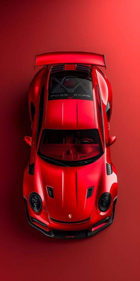 Red Phone Wallpaper, Auto Wallpaper, Car Top View, Red Porsche, Wallpapers Abstract, Normal Cars, Sports Car Wallpaper, Abstract Wallpapers, Car Backgrounds