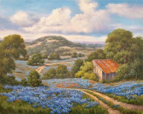 Sharing the latest addition to my #etsy shop: Lone Star Welcome, Texas Hill Country Bluebonnet Landscape, 8"x10" Fine Art Print mounted in an 11"x14" white mat board, ready to frame https://etsy.me/3oBvyBK #unframed #entryway #landscapescenery #horizontal #tex Texas Hill Country Art, Texas Landscape Art, Texas Bluebonnets Art, Room Diys, Big Painting, Houston Rodeo, 2023 Art, Country Paintings, Lake Art