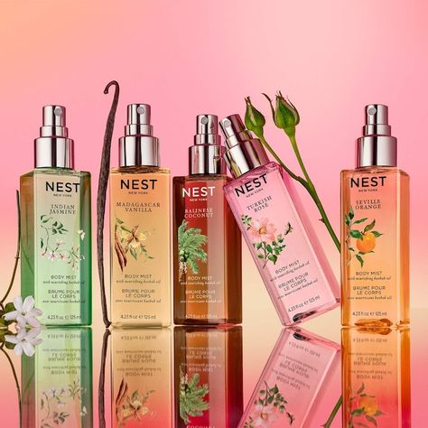 Turkish Rose Perfume Oil Body Mist - NEST New York | Sephora Coconut Body Mist, Vanilla Body Mist, Seville Orange, Spf Face, Shea Butter Body Shop, Unique Signature, Vanilla Perfume, Vanilla Orchid, Black Plum