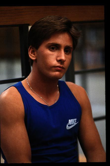 Emilio Estevez The Outsiders Two Bit, Breakfast Club Movie, Judd Nelson, 80s Actors, Emilio Estevez, Brat Pack, 80s Men, The Breakfast, The Breakfast Club