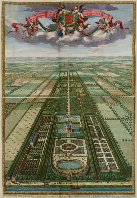 nickyskye meanderings: Historic Gardens and Landscapes Baroque Garden, Historic Gardens, Knot Garden, Parterre Garden, Architecture Antique, Antique Garden, Formal Garden, Garden Design Plans, Garden Park