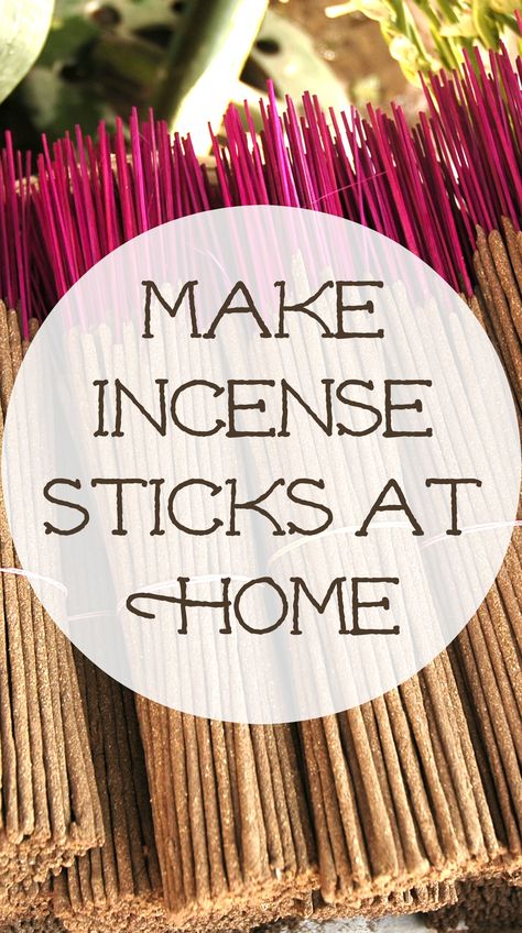 Make Incense Sticks, Make Incense, How To Make Incense, Homemade Incense, Wiccan Crafts, Pagan Crafts, Witch Diy, Witchy Crafts, Herbal Magic