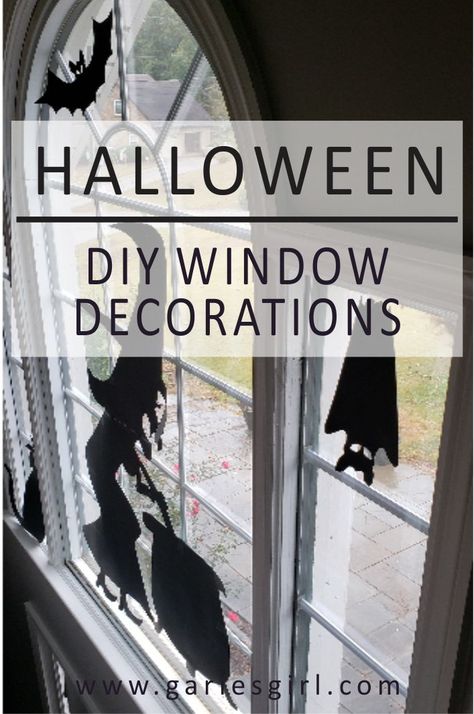 Diy Halloween Window Silhouettes, Diy Halloween Window Decorations, Halloween Decorations On A Budget, Fall Window Decorations, Diy Halloween Window, Window Decor Diy, Halloween Window Silhouettes, Powerful Statements, Decorations On A Budget