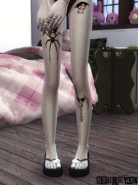 Sims 4 Cc Sanrio Tattoo, Ts4 Kuromi Cc, Sims 4 Cc Goth Pants, Sims 4 Cc Clothes Kuromi, Sims 4 Cc Emo Tattoos, Sims 4 Gothic Cc Clothes Patreon, Sims 4 Goth Tattoos, Sims 4 Cc Tattoo Cute, Patreon Sims 4 Cc Tattoos