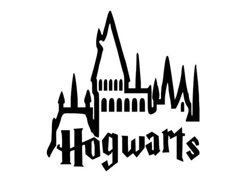 Hogwarts Castle Harry Potter Vinyl Decal Car Wall Window Door Laptop Sticker | eBay Harry Potter Vinyl, Harry Potter Silhouette, Harry Potter Decal, Harry Potter Castle, Harry Potter Svg, Hogwarts Alumni, Harry Potter Stickers, Castle Painting, Holiday Fonts