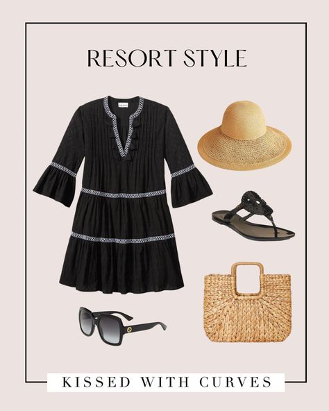 Click on the photo to shop! | Vacation essentials, vacation outfit ideas, swim coverup, beach coverup, island outfit, vacation outfits, black swim cover up, spring break, spring outfits 2023, summer outfits 2023, spring summer outfits, resort style, pool essentials, pool attire, beach essentials, cover up dress, summer dress, summer dresses, gucci sunglasses, straw hat, straw tote, Jack Rogers jelly sandals, jelly flip flops, beach sandals, beach flip flops, pool flip flops, women's style Tommy Bahama Women Fashion, Vacation Outfits Black, Hawaii Vacation Outfits, Florida Vacation Outfits, Beach Outfits Women Vacation, Island Outfits, Comfy Spring Outfits, Dazzling Dresses, Spring Break Dress