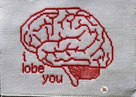 Stitches Medical, About Brain, Finished Cross Stitch, Fair Isle Knitting Patterns, Free Chart, Fair Isle Knitting, Cross Stitch Patterns Free, Gifts For My Boyfriend, Cross Stitch Chart