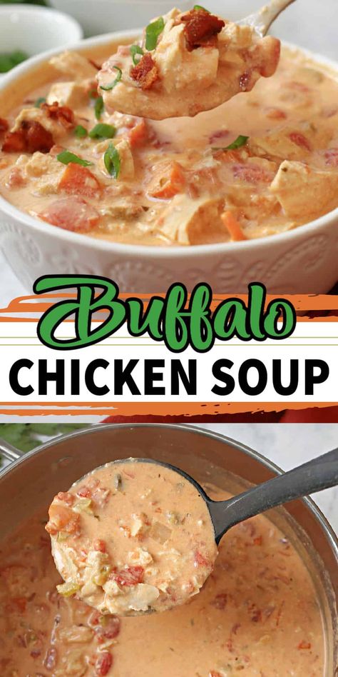 Chicken Wing Soup Recipe, Chicken Soup Crockpot, Soup Bar, Chicken Chowder, Buffalo Chicken Soup, Chicken Dip Recipe, Buffalo Chicken Dip Recipe, Chicken Soup Recipe, Chowder Soup