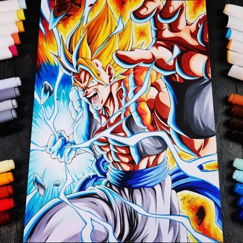 Insane Draw, Dbs Drawings, Tolg Art, Vegito Y Gogeta, Coil Pots, Resident Evil Collection, Naruto Sketch, Dragon Ball Super Artwork, Dragon Ball Super Goku