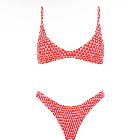 Triangl Swim, Swimsuit Inspo, Triangle Bathing Suit, Summer Festival Outfit, Trendy Bikinis, Strappy Crop Top, Beach Fits, Triangle Swimsuit, Triangl Swimwear