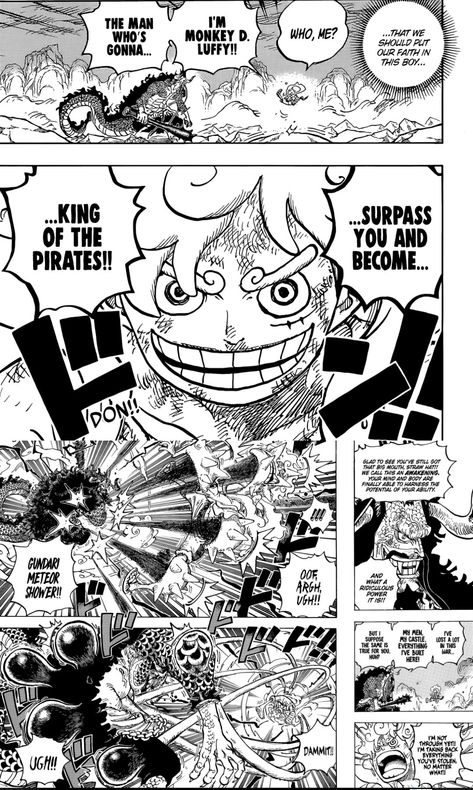 One Piece Gear 5 Manga, One Piece Manga Gear 5, Aesthetic Manga Panels, G5 Luffy Manga, Manga Panels One Piece, Gear 5 Luffy Manga, Gear 5 Manga Panel, Luffy Gear 5 Comic, One Piece Comic Wallpaper