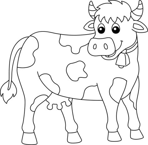 Printable Cow Pictures, Cow Outline Printable, Cow Pictures Drawing, Cow Outline Drawings, Cute Cow Outline, Cow Drawings Easy, Cow Colouring Pages, Cow Template Free Printable, Cow Coloring Page Free Printable