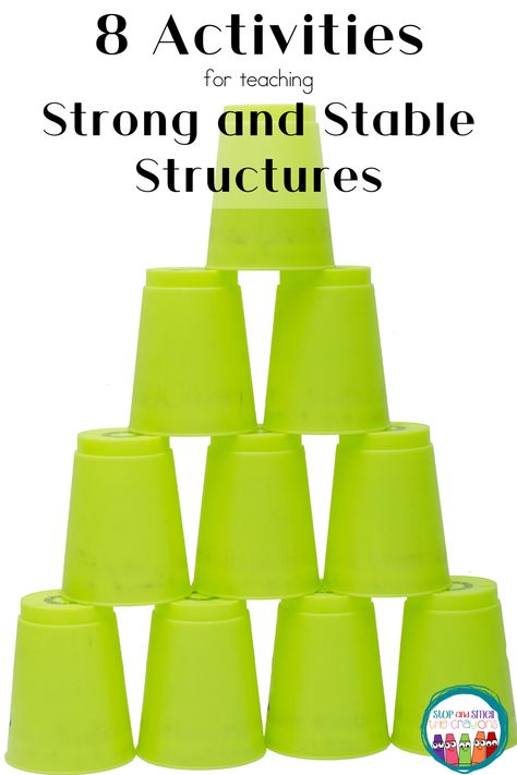 Do you want some fun activities to add to your third-grade science unit Strong and Stable Structures? These experiments are sure to get students engaged and learning with a hands-on approach!  This blog post is full of great ideas and suggestions to help make science FUN!  #science #ontario #strong #stable #structures #ideas #experiments #activities #3rdgrade #thirdgrade School Finds, Grade 3 Science, Materials And Structures, Engineering Activities, Primary Science, Third Grade Science, Minute To Win, Minute To Win It Games, Minute To Win It