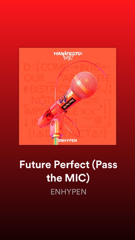 Enhypen <3 Future Perfect Enhypen, Enhypen Spotify, Enhypen Song, Spotify Premium, Future Perfect, Songs, Movie Posters, Film Posters