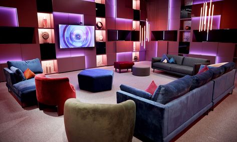 Big Brother House Design, Big Brother Tv Show, Big Brother Tv, Big Houses Interior, Living Green Walls, Amazing Interiors, House Australia, Big Brother House, Manifest Success