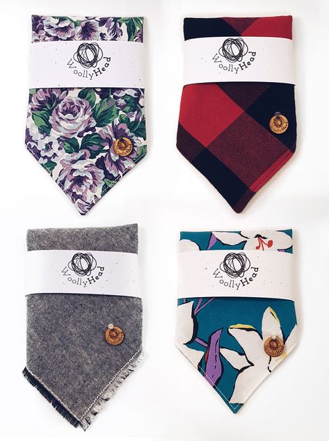 Bandana Packaging, Bandanas Diy, Dog Business, Handmade Packaging, Dog Collar Bow Tie, Pet Supplements, Dog Projects, Handmade Pet, Seed Paper