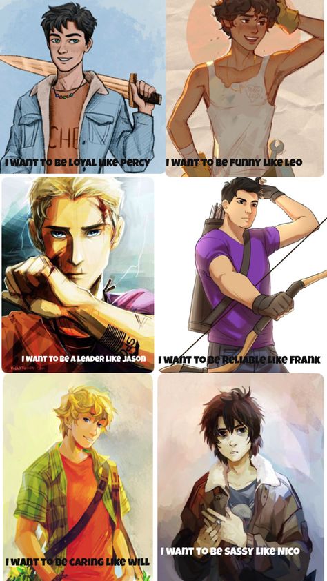 Percy, Leo, Jason, Frank, Will, Nico Percy X Nico Fanart, Will Nico, Nico And Jason, Leo And Nico, Jason And Percy, Percy Jackson Nico, Percy And Nico, Percy Jackson Comics, Jason X