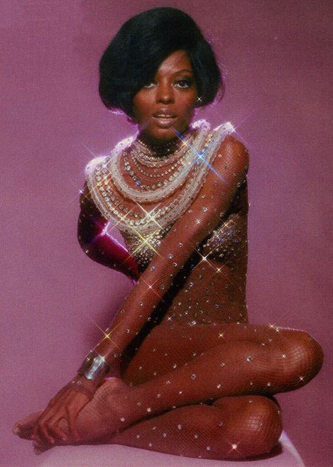 Disco Aesthetic, Oh My Goddess, Vintage Black Glamour, Black Hollywood, Bob Mackie, Diana Ross, Vintage Glamour, Look At You, Looks Style