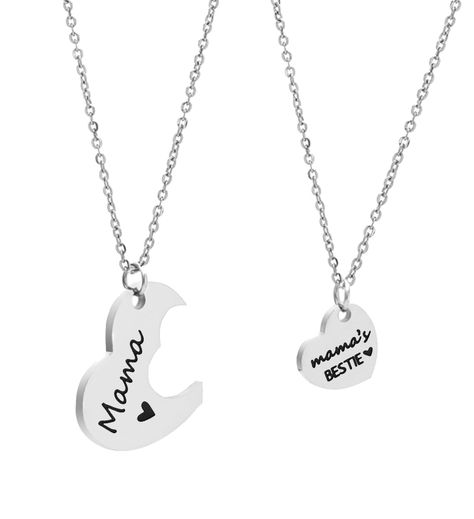 PRICES MAY VARY. 👩‍👧This listing is for 2 necklaces. An adorable matching set for mother and daughter........celebrate love with your family and friends and make these a special keepsake for yourself or your love ones. 👩‍👧Celebrate the unbreakable bond between a mother and her daughter with our exquisite Mother and Daughter Necklace Set. Perfect gifts for mom and daughter, Mothers Day, Birthday Gifts, Christmas Gifts, Back to School Gifts, Mother in Law, Stepmom, Stepdaughter. 👩‍👧Material: Mom Daughter Necklace, Diy Pencil, Mother Daughter Gifts, Daughter Necklace, Matching Gifts, Mom Daughter, Back To School Gifts, Perfect Gift For Mom, Mom Birthday