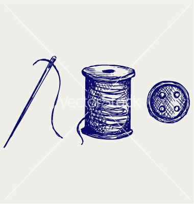 spool of thread sketch - Google Search Thread Tattoo, Thread Ideas, Tattoo 2023, Spool Of Thread, Doodle Style, Thread Art, Thread Spools, Clothing Tags, Sewing A Button