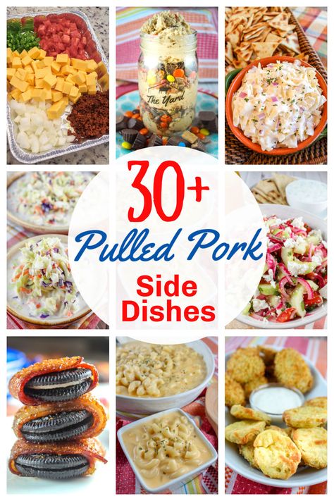 Pork Sliders Sides, Pulled Pork Sandwich Sides, Pulled Pork Menu, Pork Sandwich Sides, Side Dishes For Pulled Pork, Pulled Pork Side Dishes, Pulled Pork Sides, Pork Side Dishes, Potluck Food