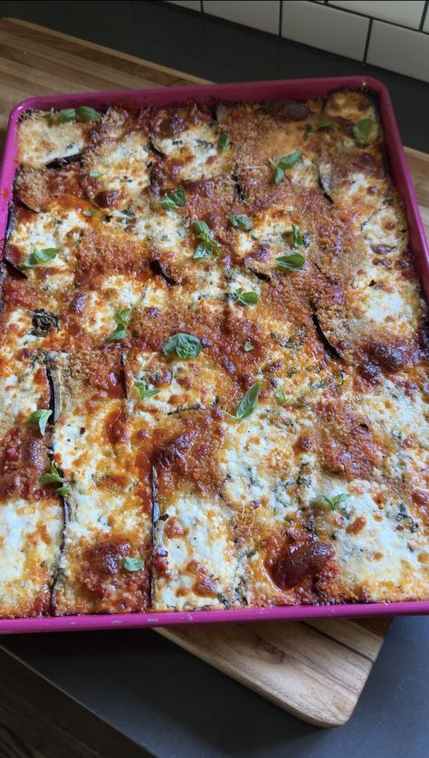 sheet pan eggplant parmesan Sheet Pan Eggplant Parmesan, Sheet Pan Eggplant, Cheese And Broccoli Pasta, Roasted Eggplant Slices, Cottage Cheese Breakfast Bowl, Cottage Cheese Breakfast, Cheese Crust Pizza, Eggplant Rollatini, Easy Breakfasts