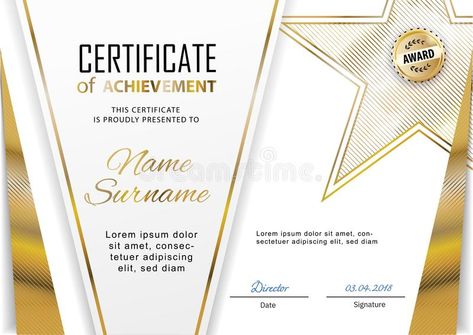 Certificate Layout, Job Reference, Certificate Background, Certificate Design Template, Gold Certificate, Happy Birthday Frame, Star Background, Certificate Design, Birthday Frames