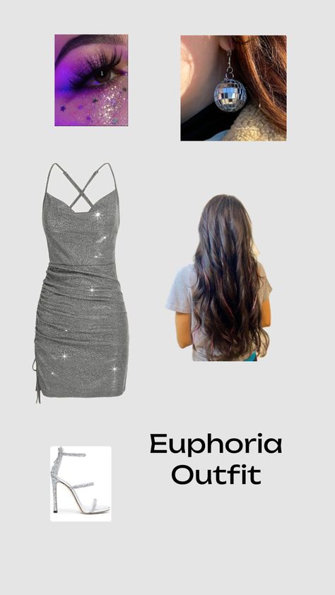 euphoria party outfit #euphoria #euphoriaoutfitinspo #discoballaesthetic #euphoriamakeup #outfit Party Outfit Euphoria, Outfit Euphoria, Euphoria Outfits Party, Euphoria Party, Ball Aesthetic, Party Fits, Kpop Outfits, Aesthetic Outfits, Indian Fashion